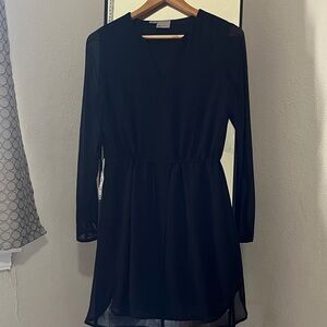 Vero Moda Black Long Sleeve Dress